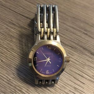 Women's Fahrenheit two tone watch